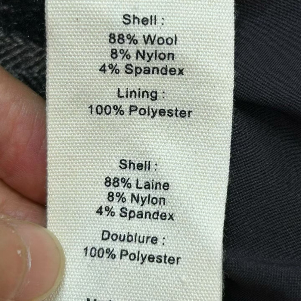 L'AGENCE Bethany Flocked Herringbone Blazer - Picture 12 of 12